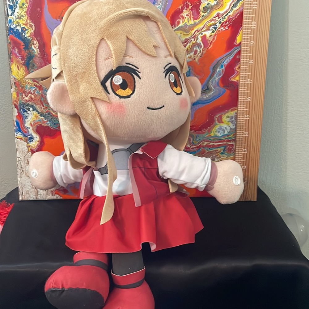 RARE Sword Art Online Kirito & Asuna Hug Plush doll SET - Picture 4 of 9